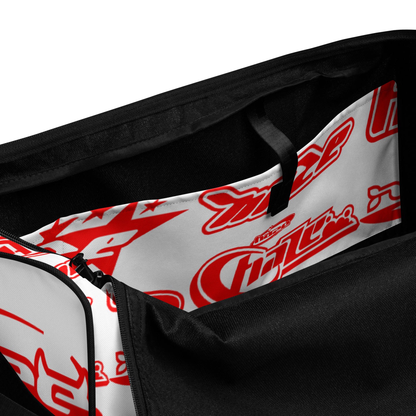 Red "All Over" Duffle Bag