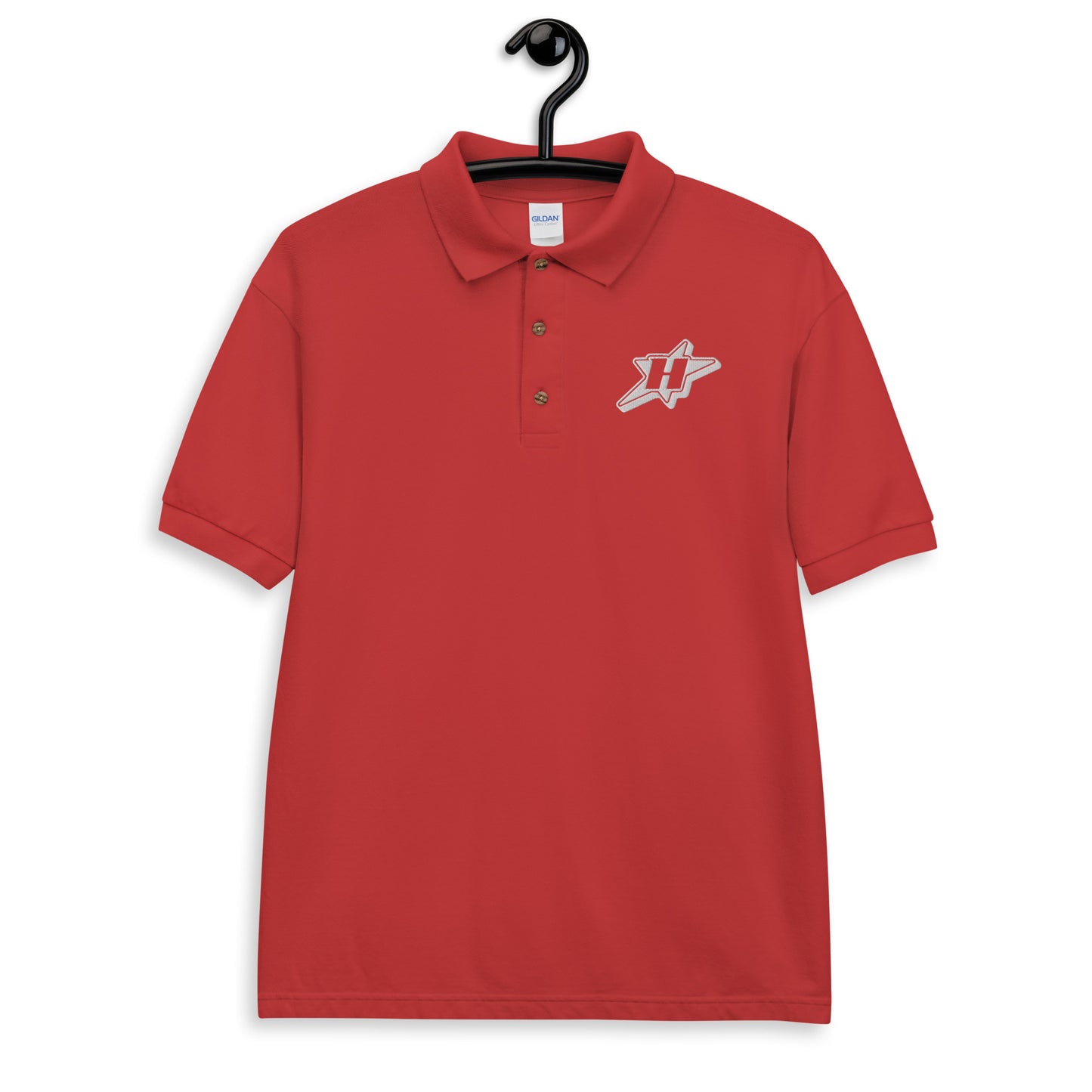 White "H-Star" Polo