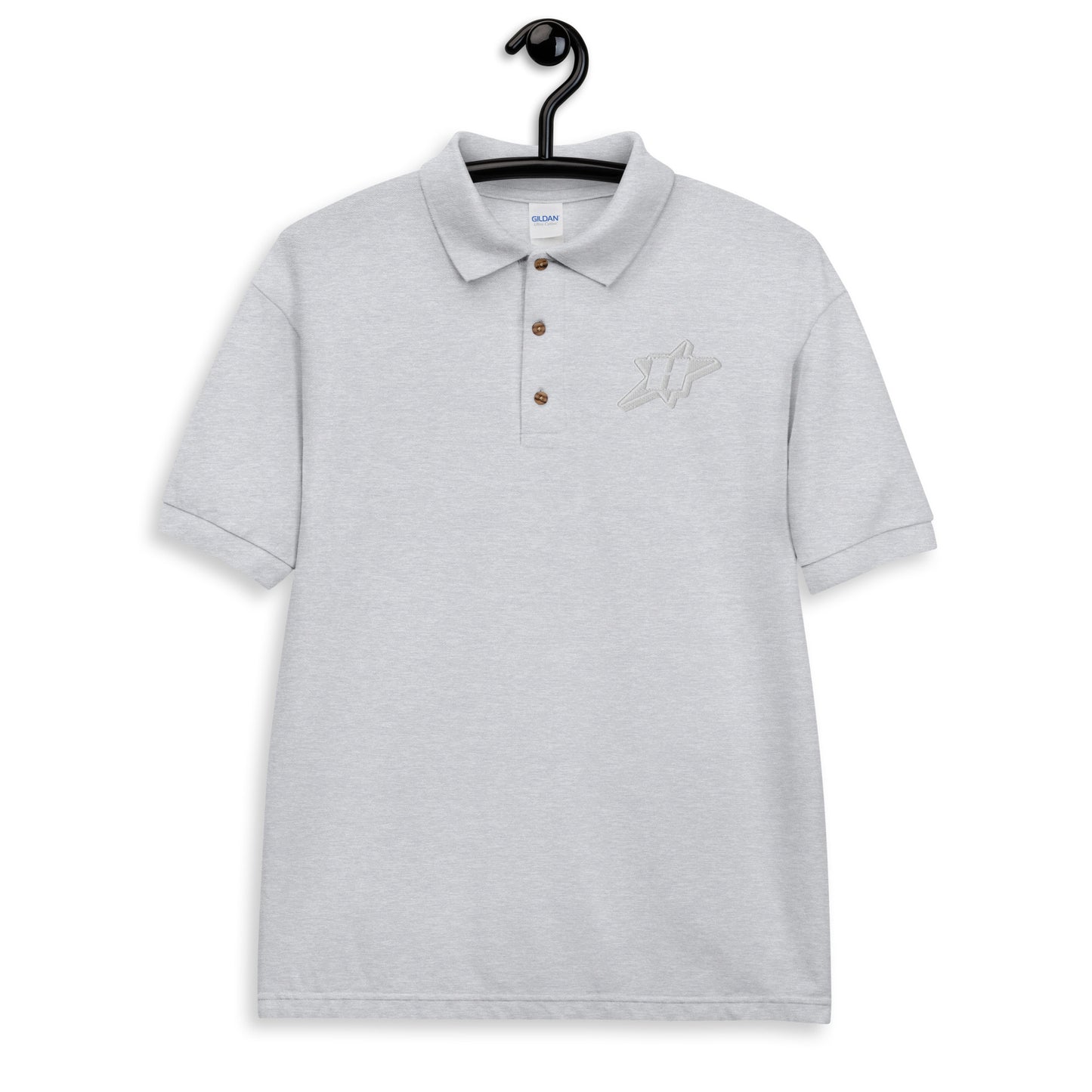 White "H-Star" Polo