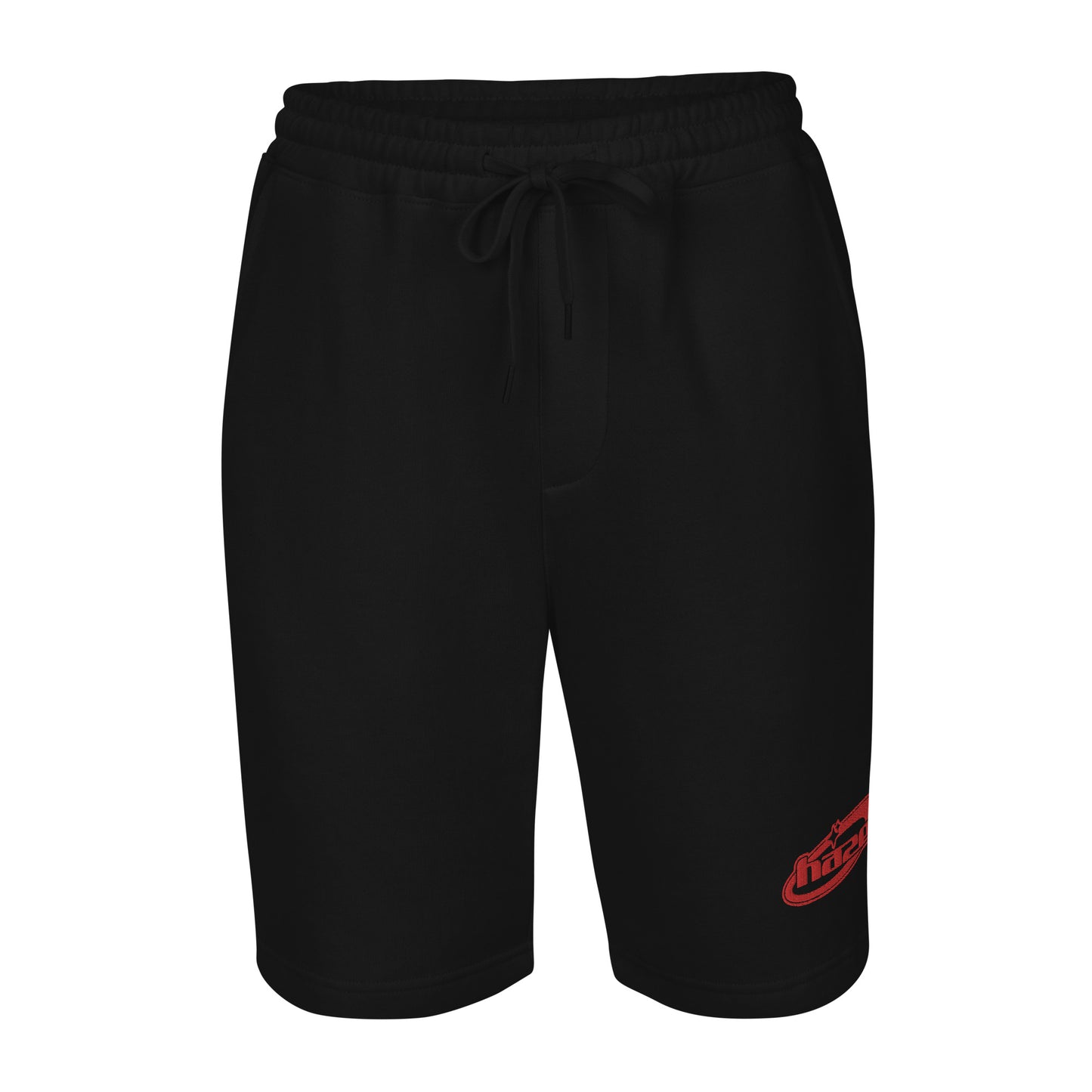 Red "Y2K" Fleece Shorts