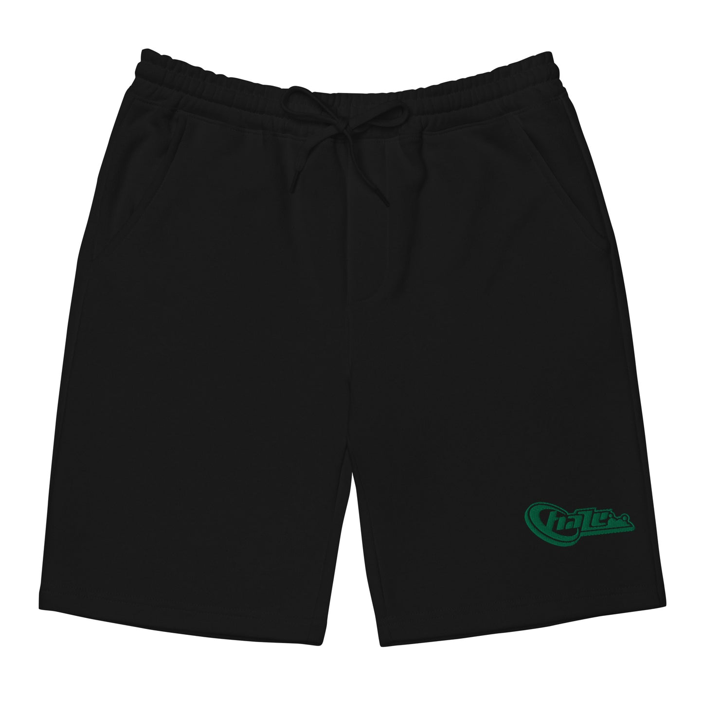 Green "Cloud" Fleece Shorts