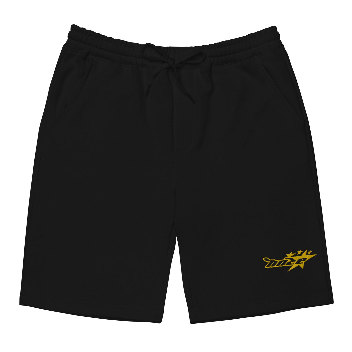 Yellow "Star" Fleece Shorts
