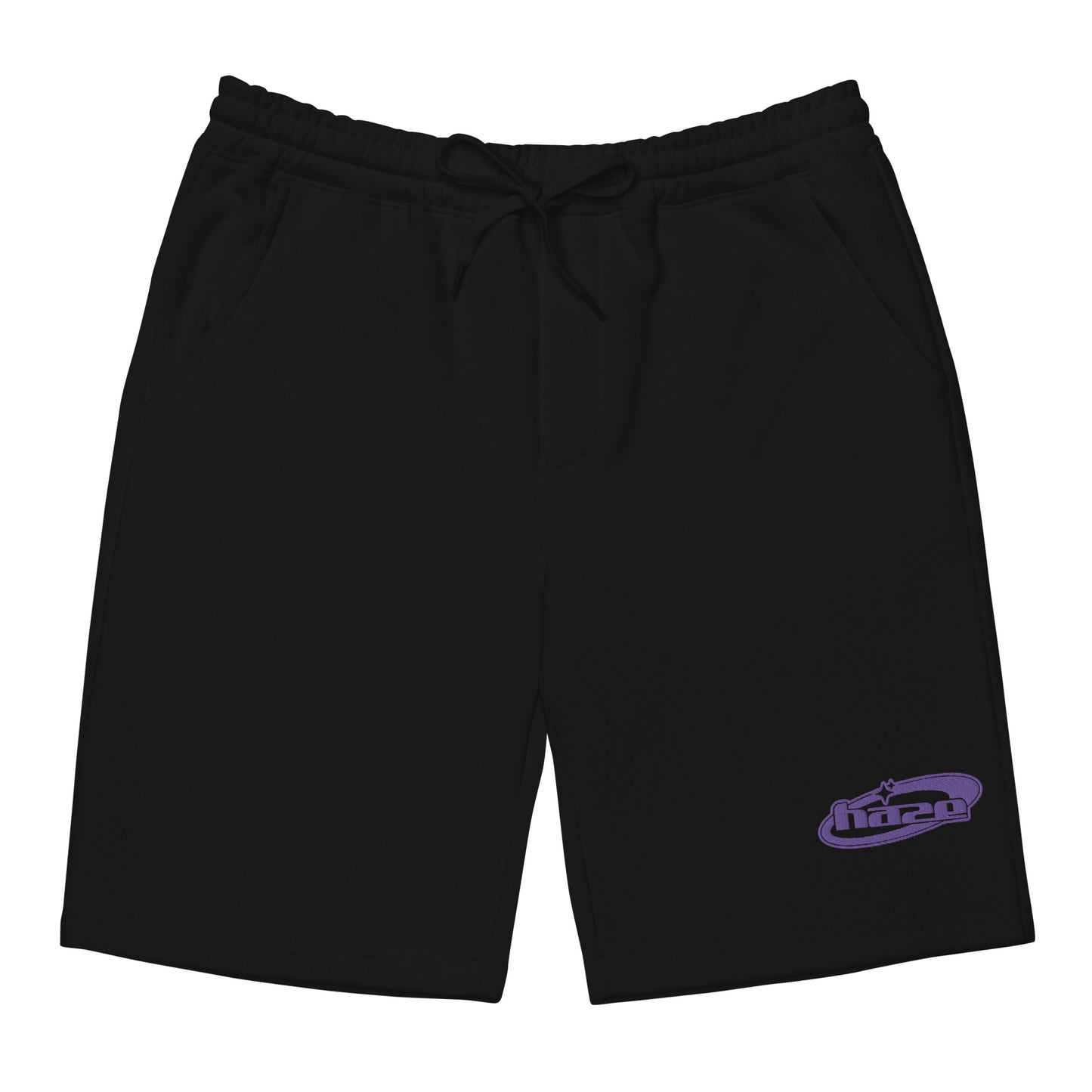 Purple "Y2K" Fleece Shorts