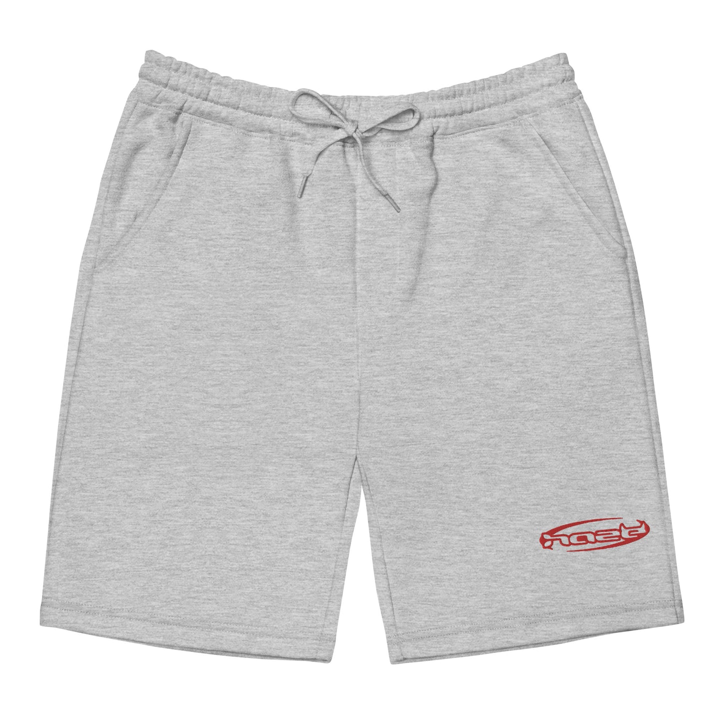 Red "Demon Time" Fleece Shorts