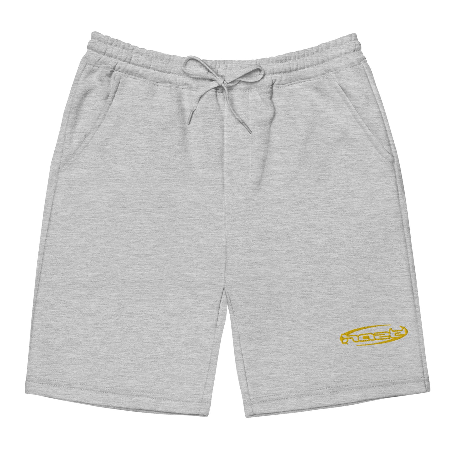 Yellow "Demon Time" Fleece Shorts
