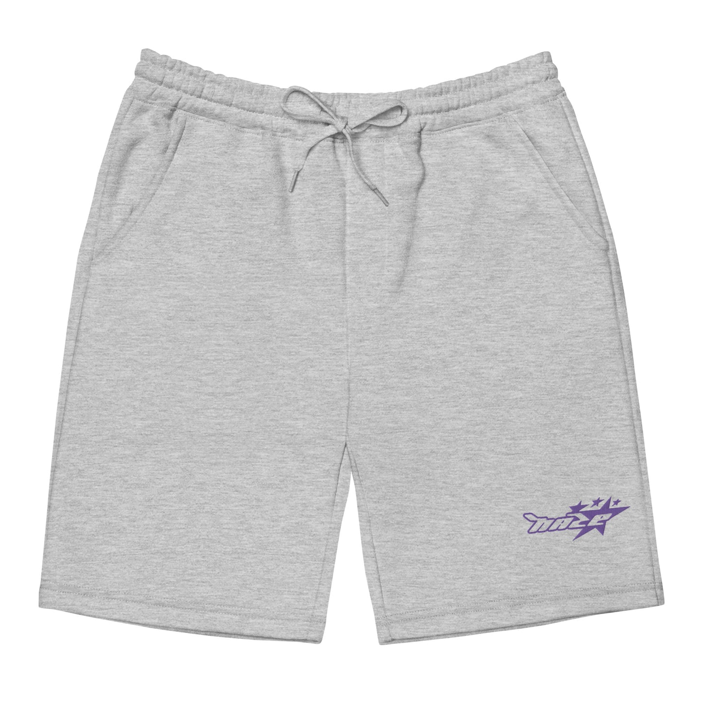 Purple "Star" Fleece Shorts