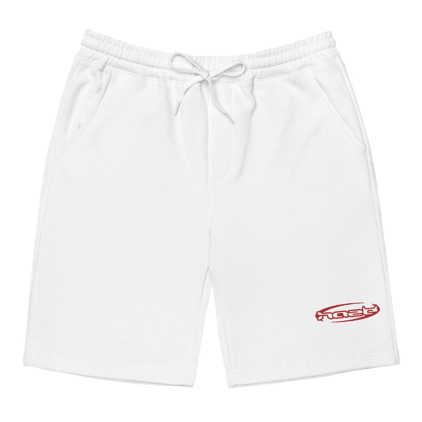 Red "Demon Time" Fleece Shorts