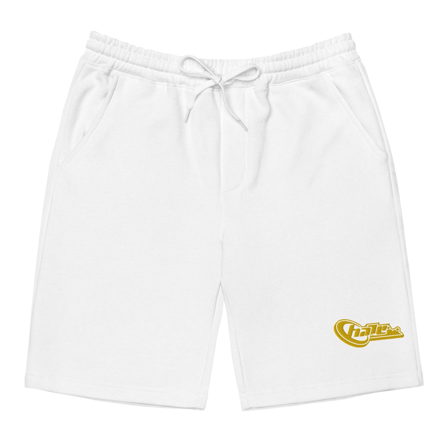 Yellow "Cloud" Fleece Shorts
