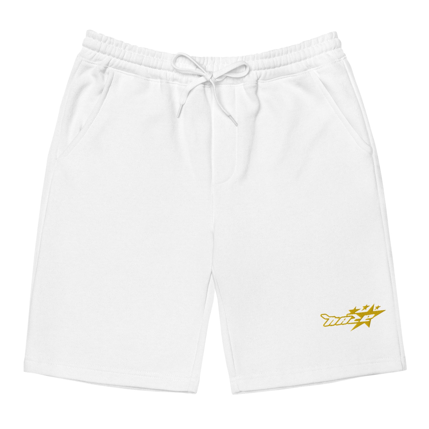 Yellow "Star" Fleece Shorts