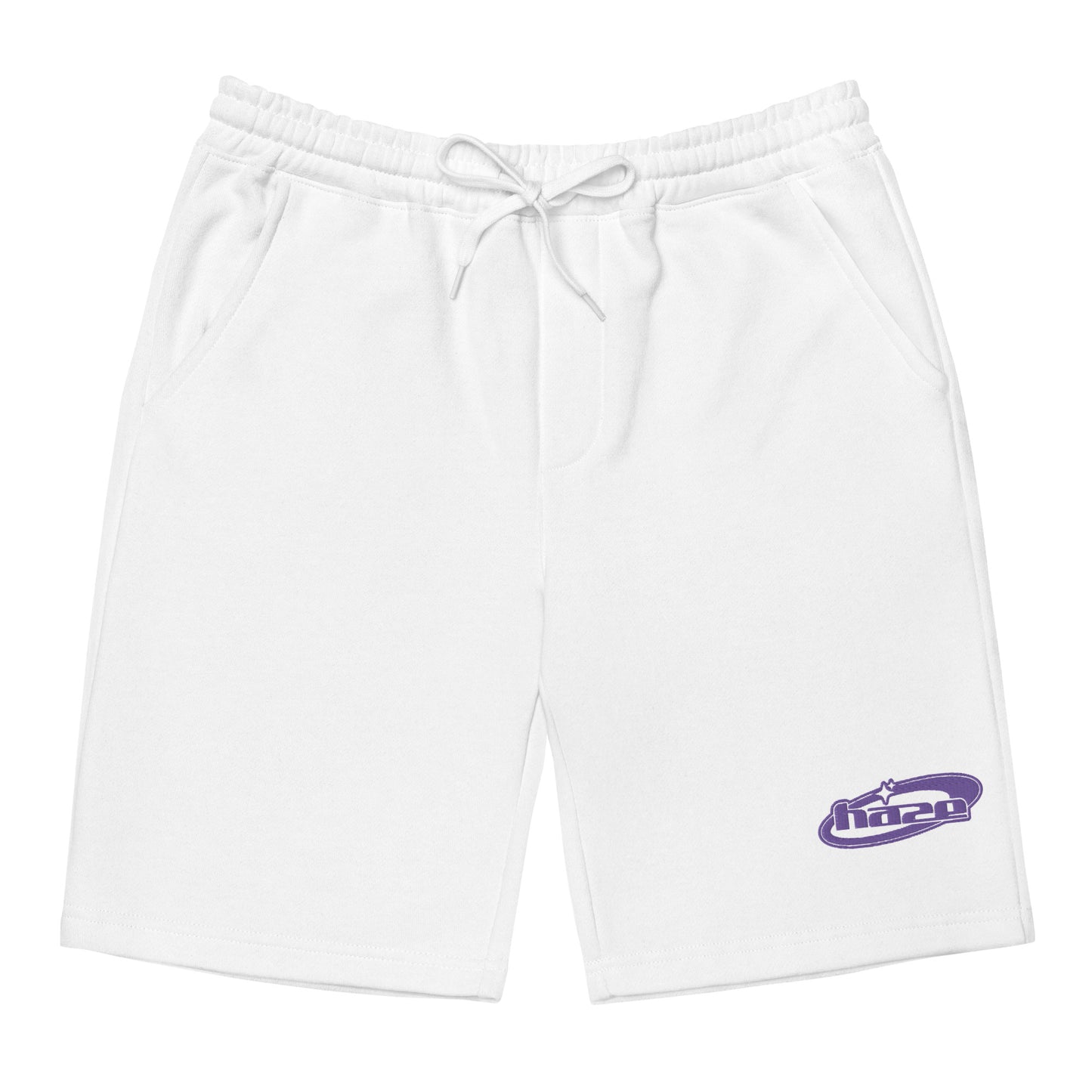Purple "Y2K" Fleece Shorts