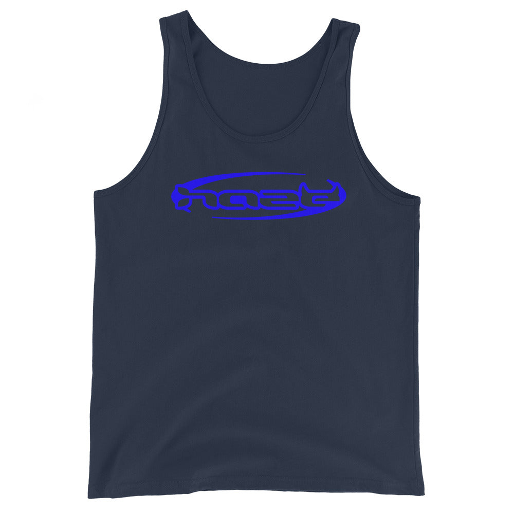 Blue "Demon Time" Tank Top