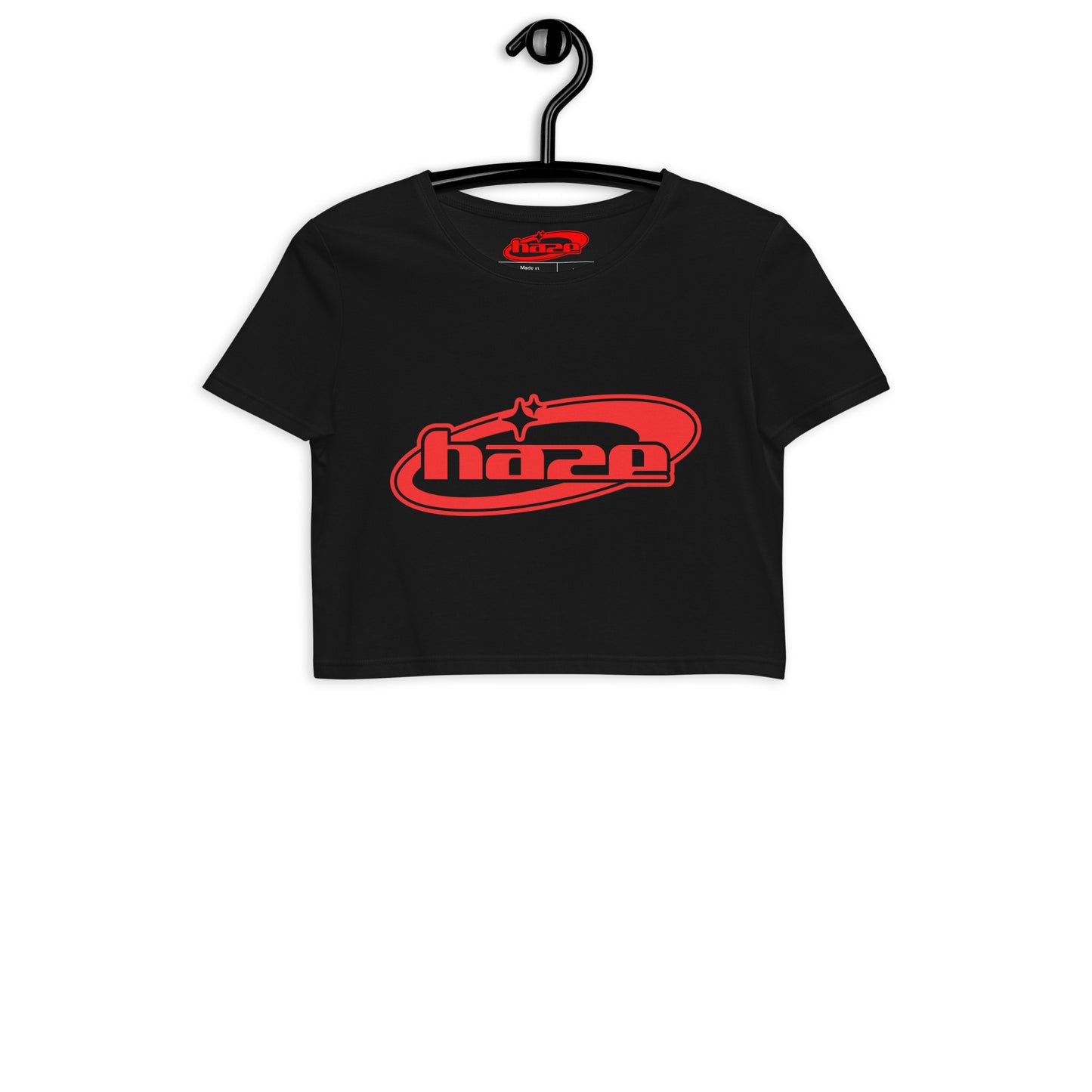 Red "Y2K" Crop Top