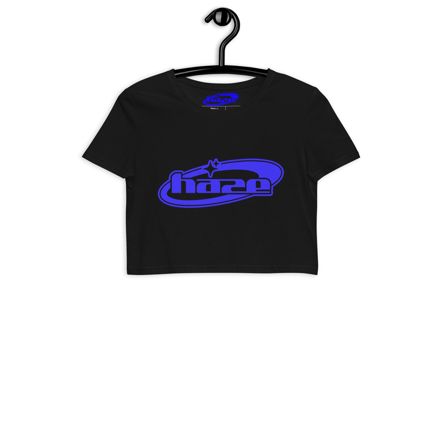 Blue "Y2K" Crop Top