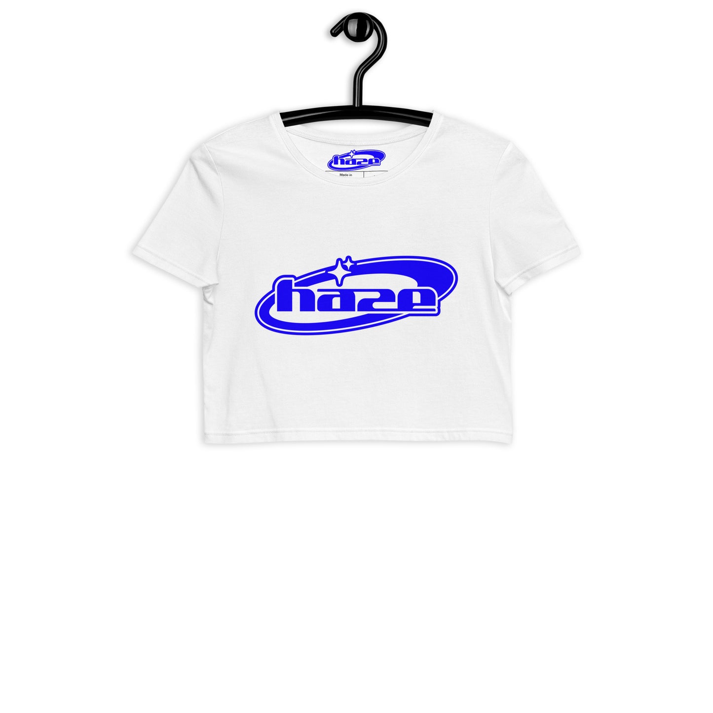Blue "Y2K" Crop Top