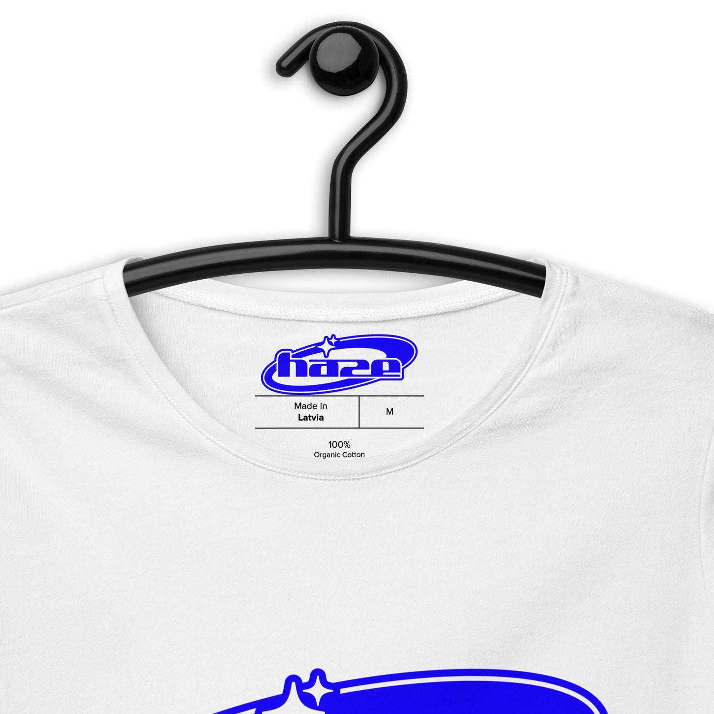 Blue "Y2K" Crop Top