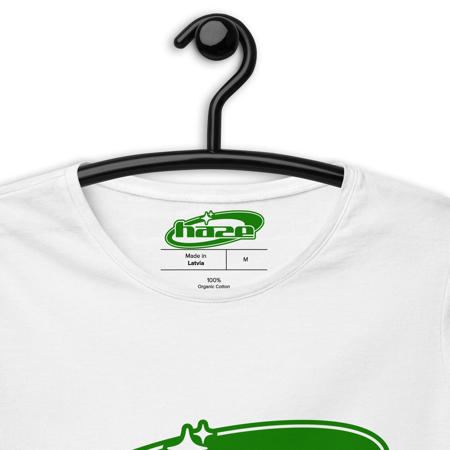 Green "Y2K" Crop Top