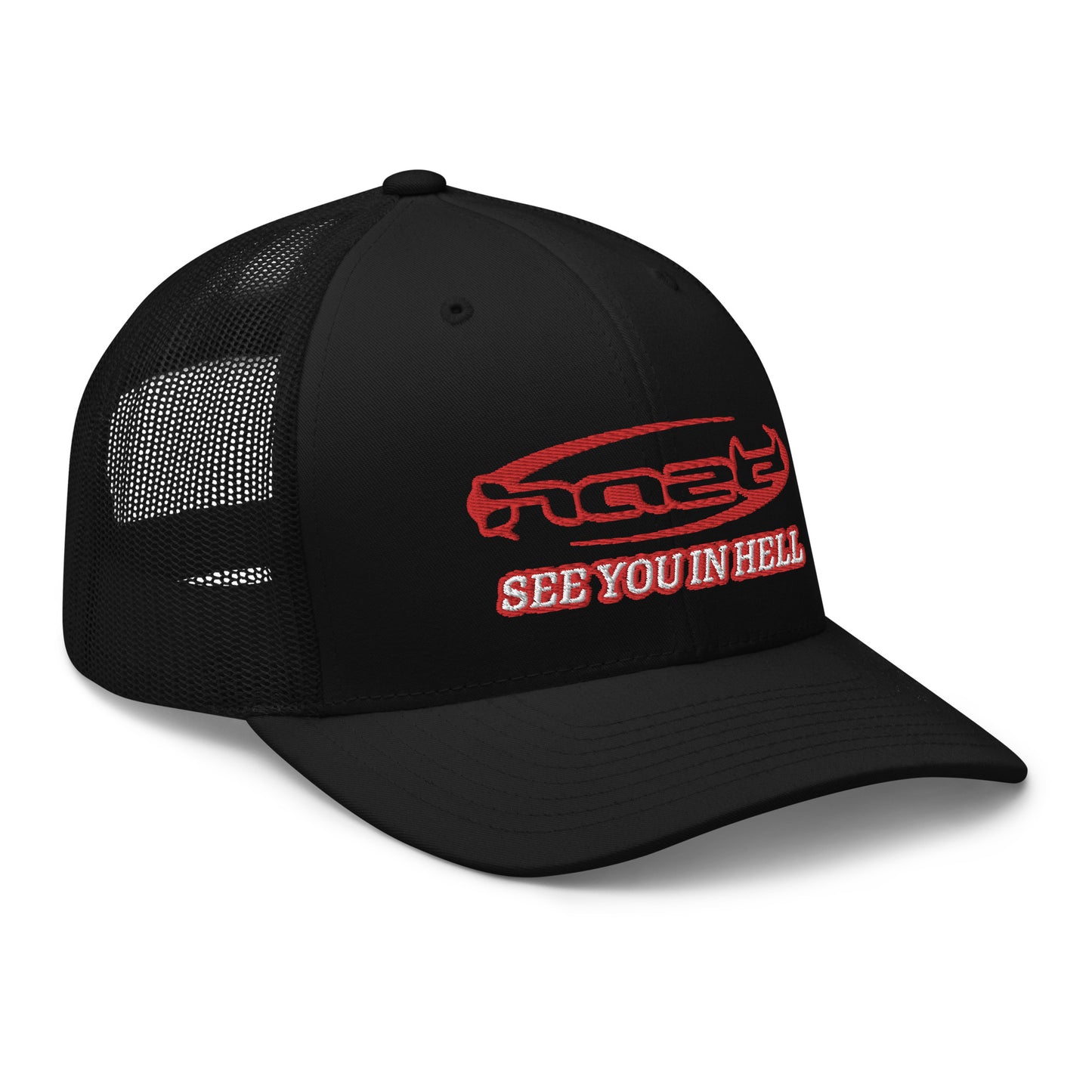 Red "Hellbound" Trucker