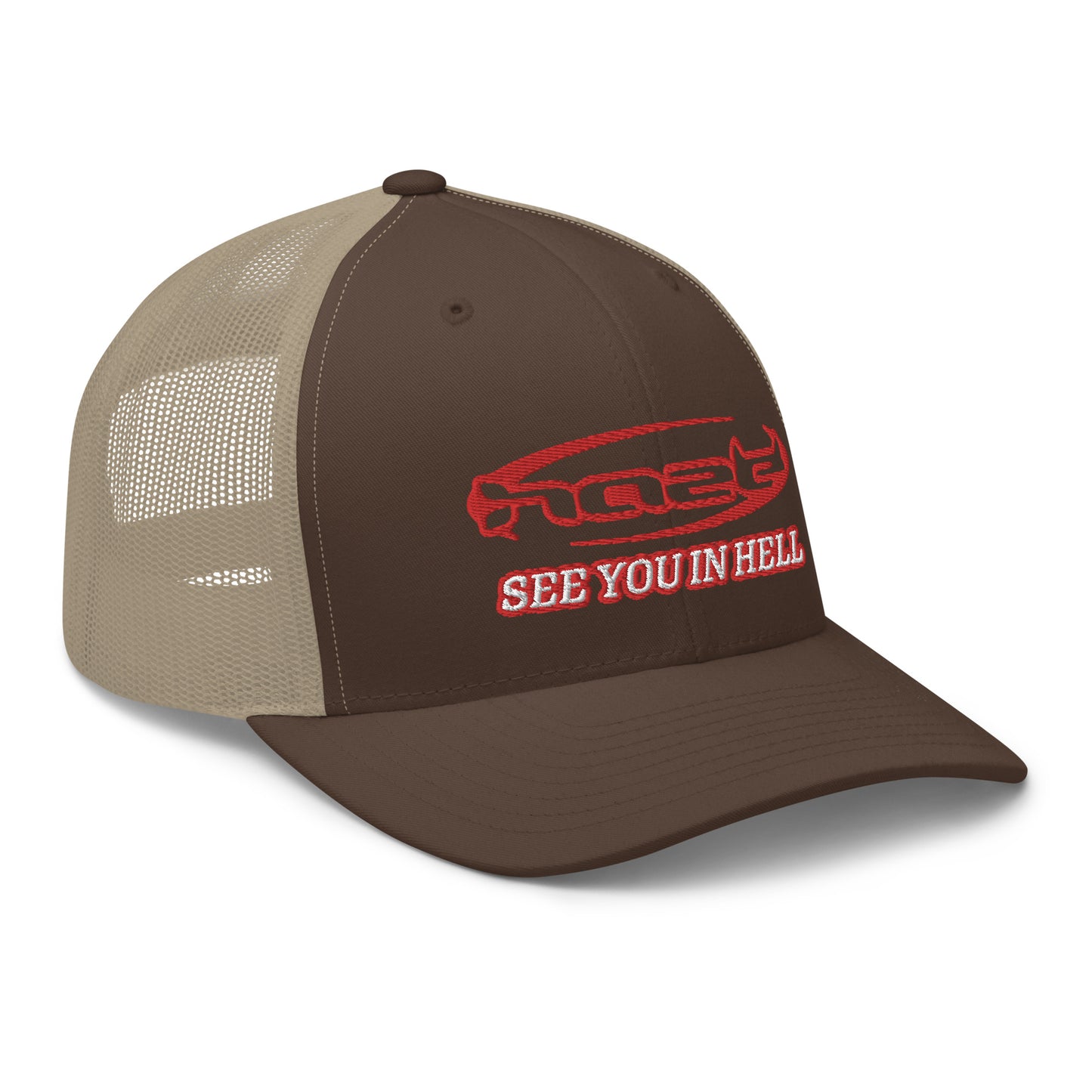 Red "Hellbound" Trucker
