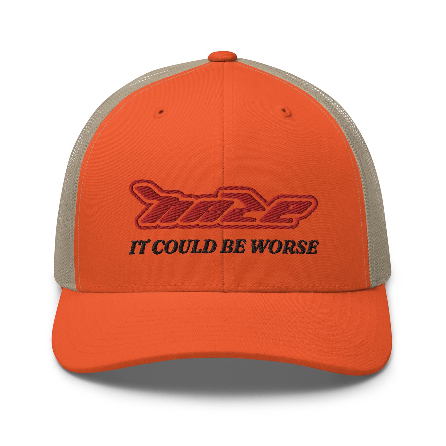 Red "Optimistic" Trucker