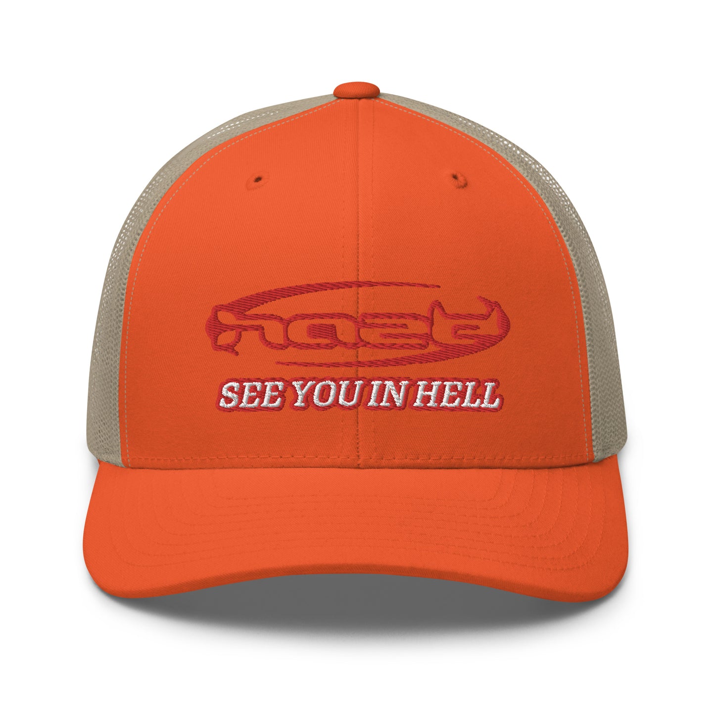 Red "Hellbound" Trucker