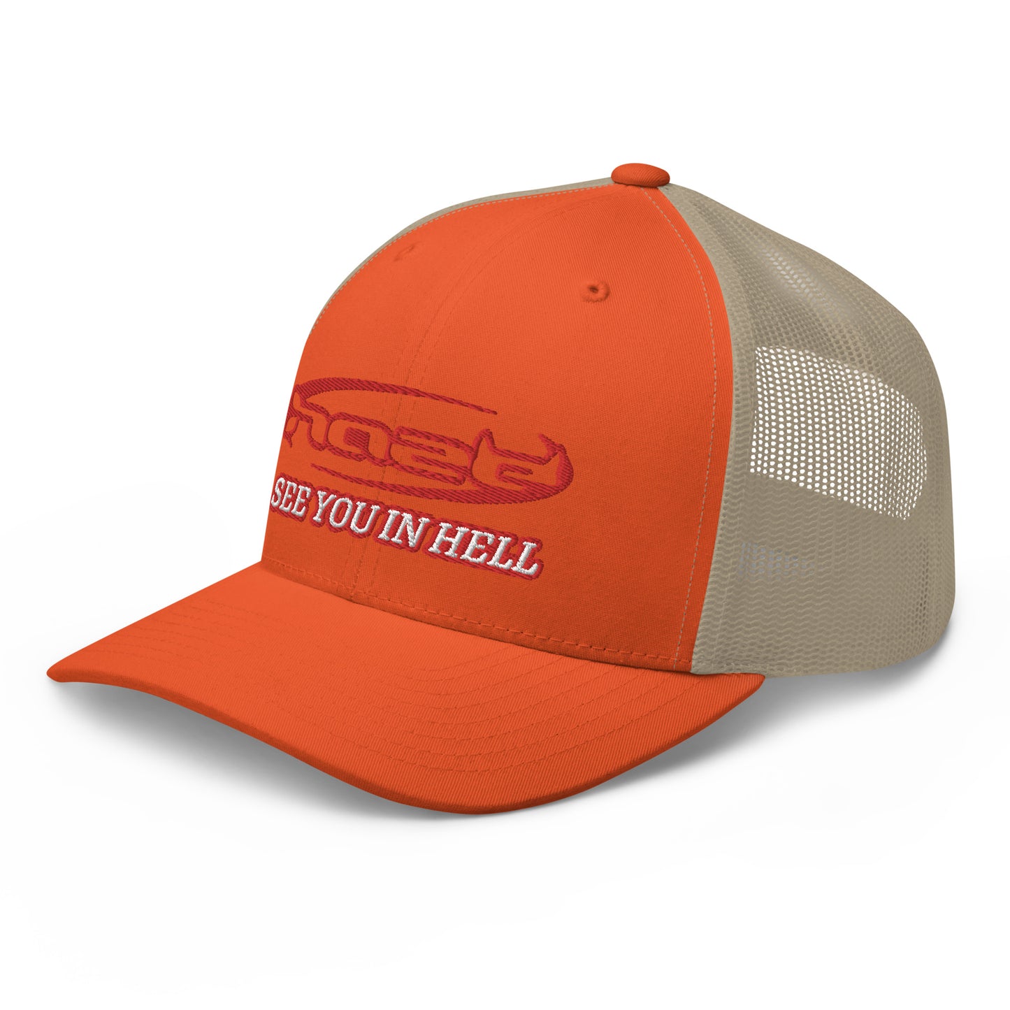 Red "Hellbound" Trucker