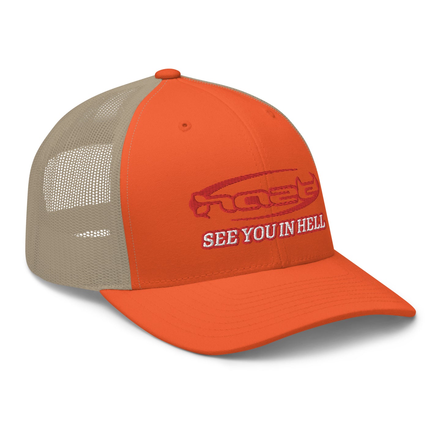 Red "Hellbound" Trucker