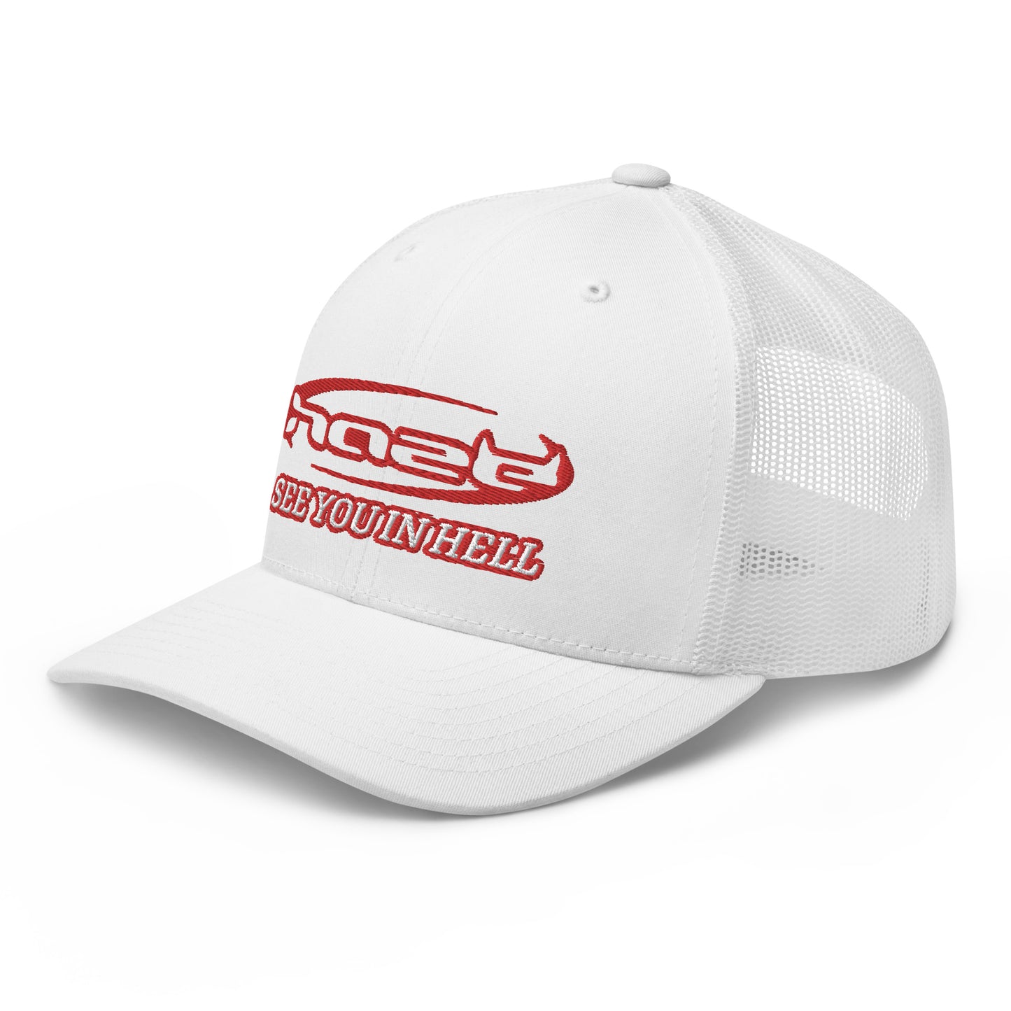 Red "Hellbound" Trucker