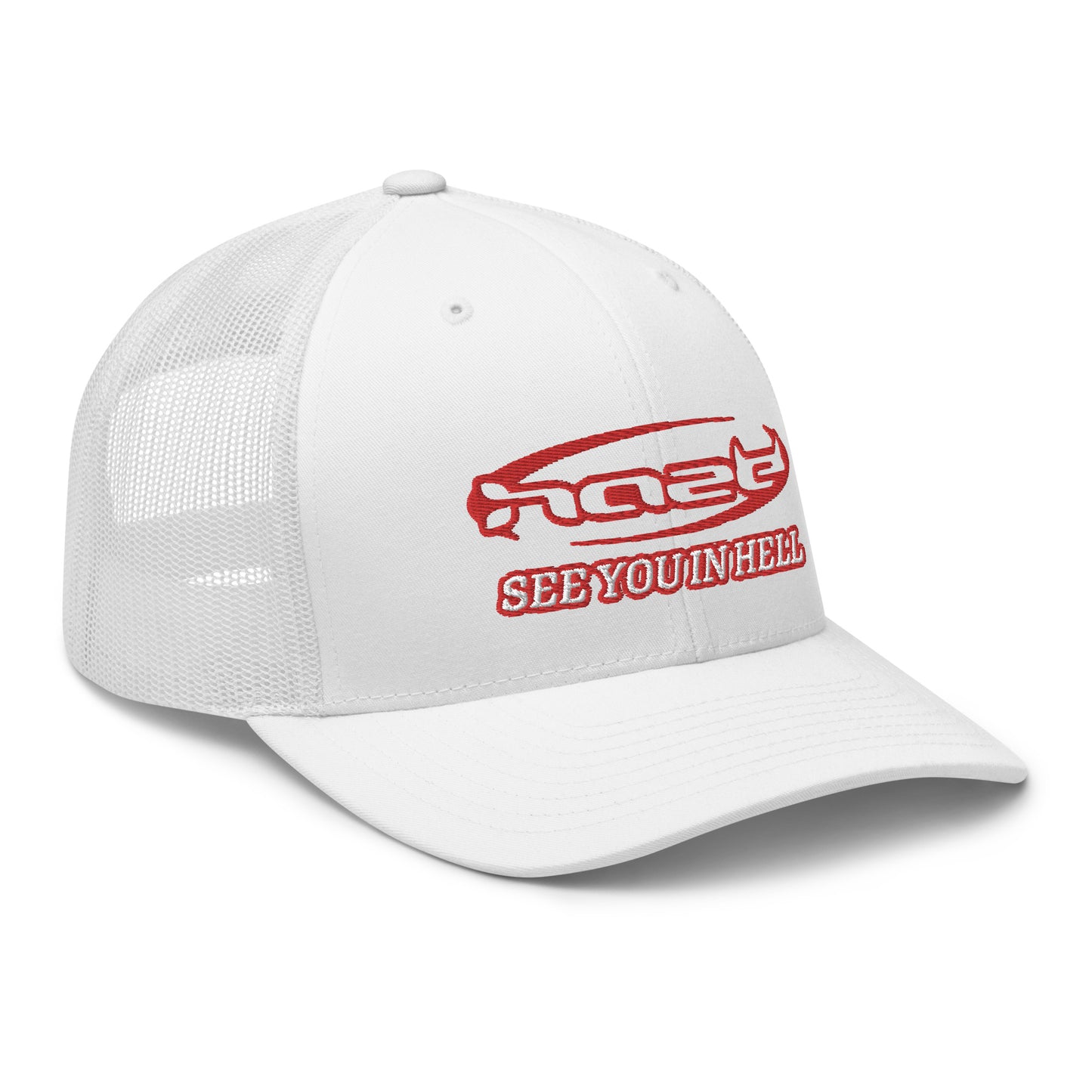 Red "Hellbound" Trucker