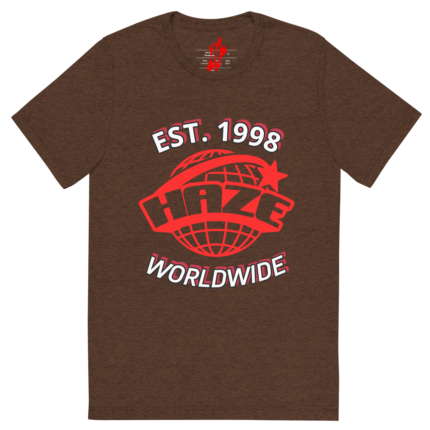 Red "Worldwide" Tee