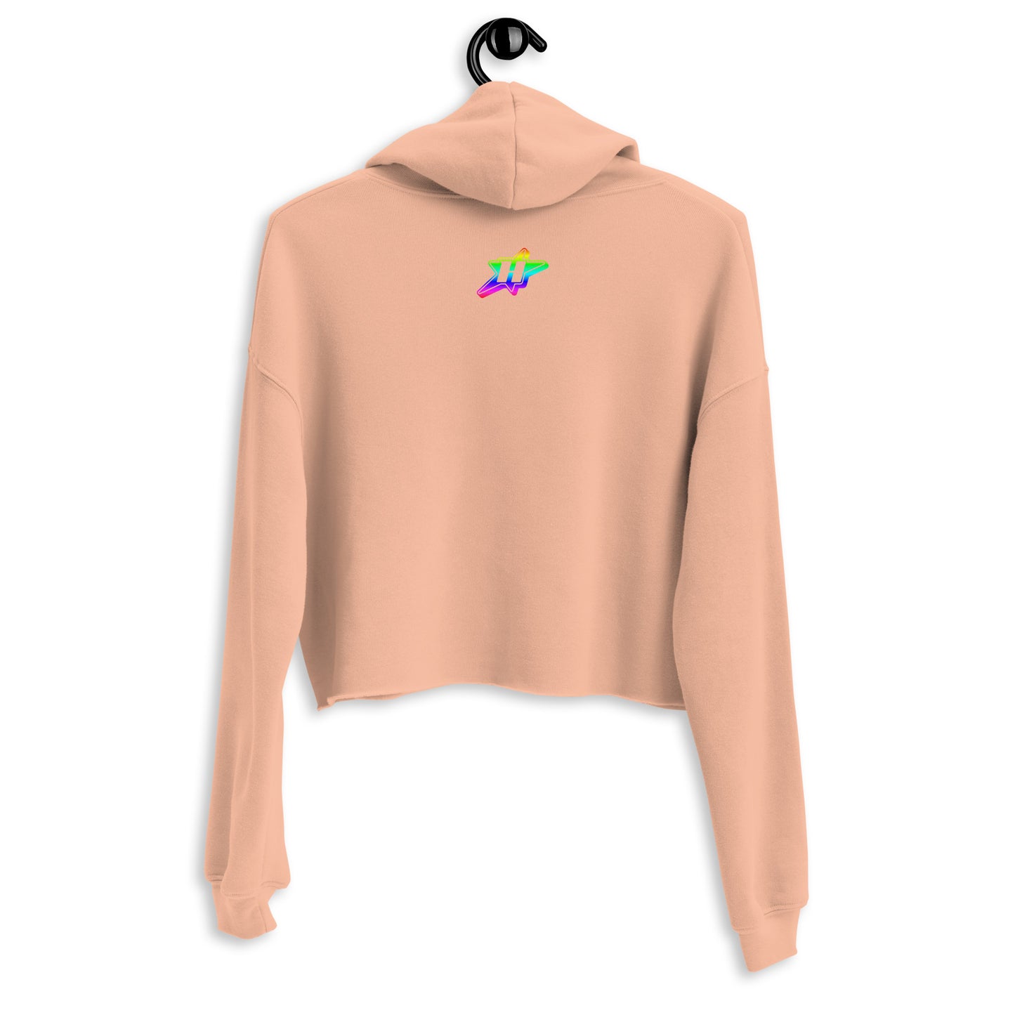 Rainbow "Globe" Crop Hoodie