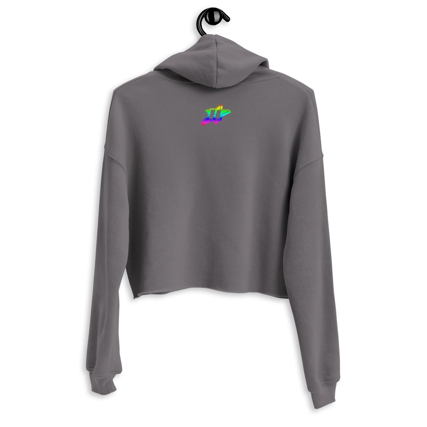 Rainbow "Globe" Crop Hoodie