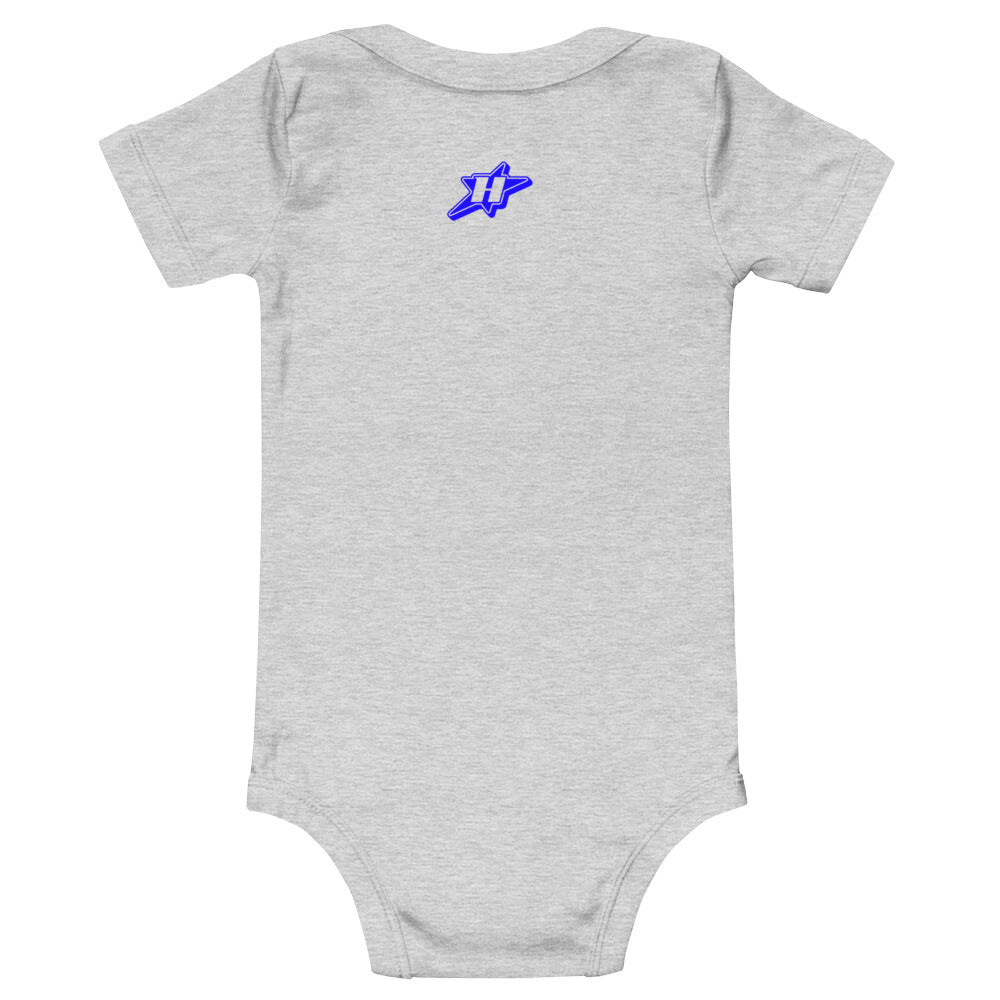 Blue "Y2K" Onesie