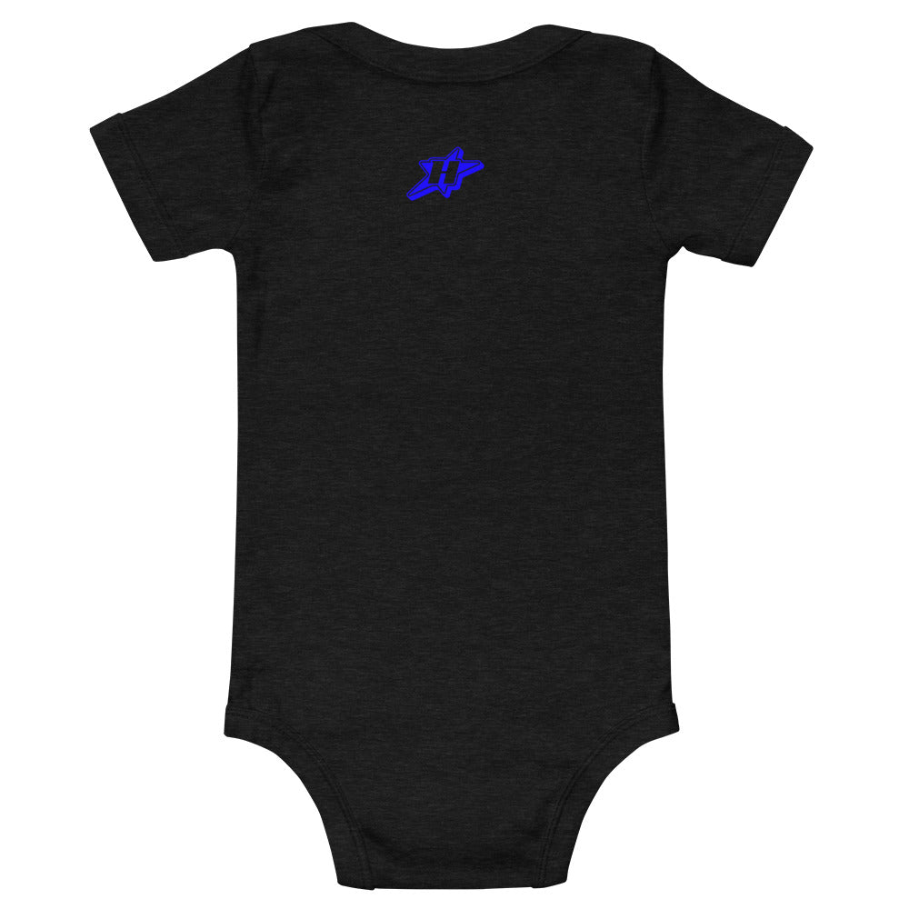 Blue "Y2K" Onesie