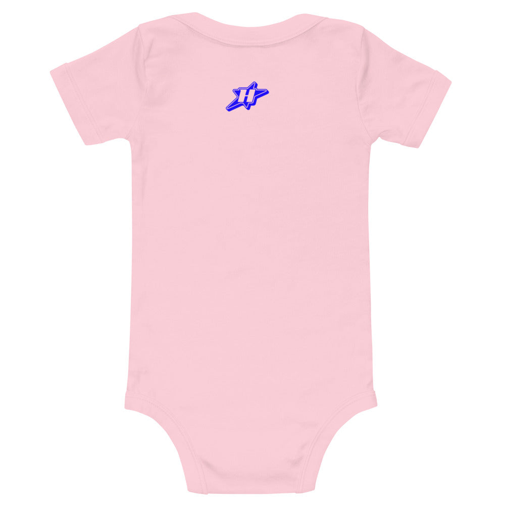 Blue "Y2K" Onesie