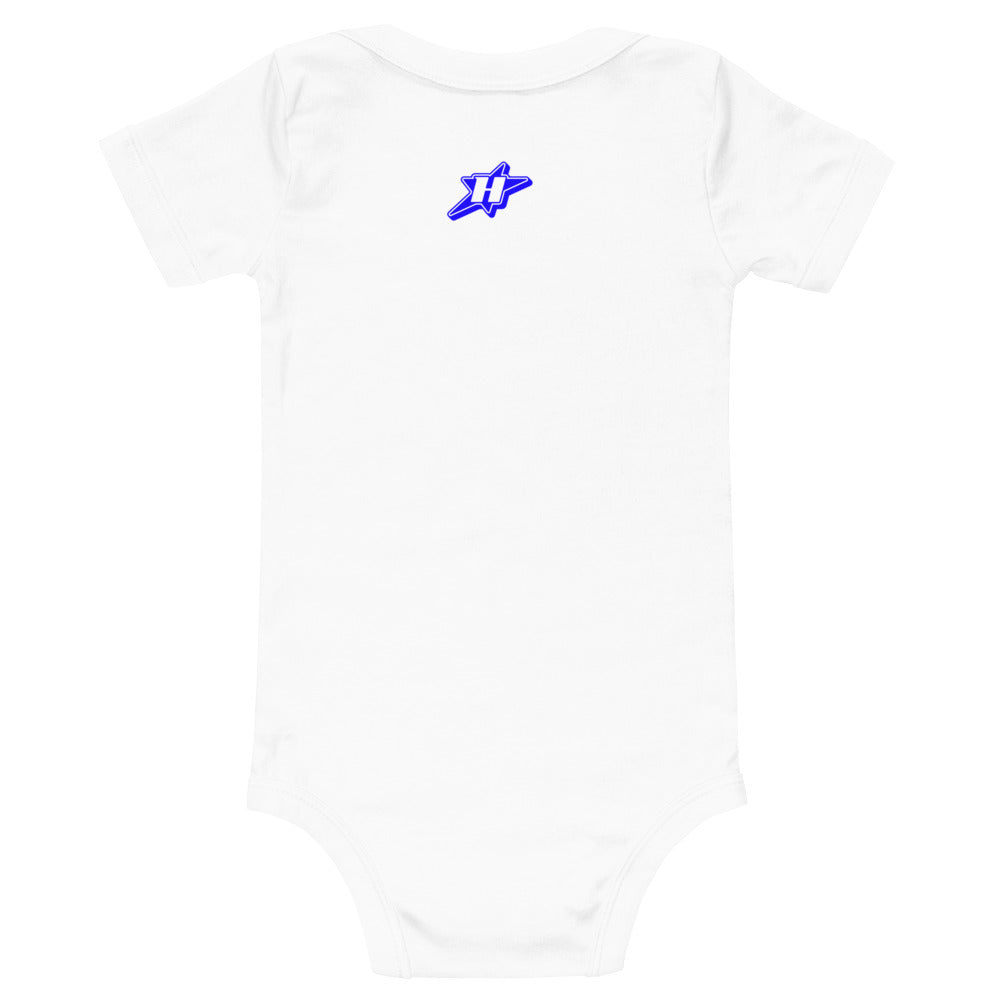 Blue "Y2K" Onesie