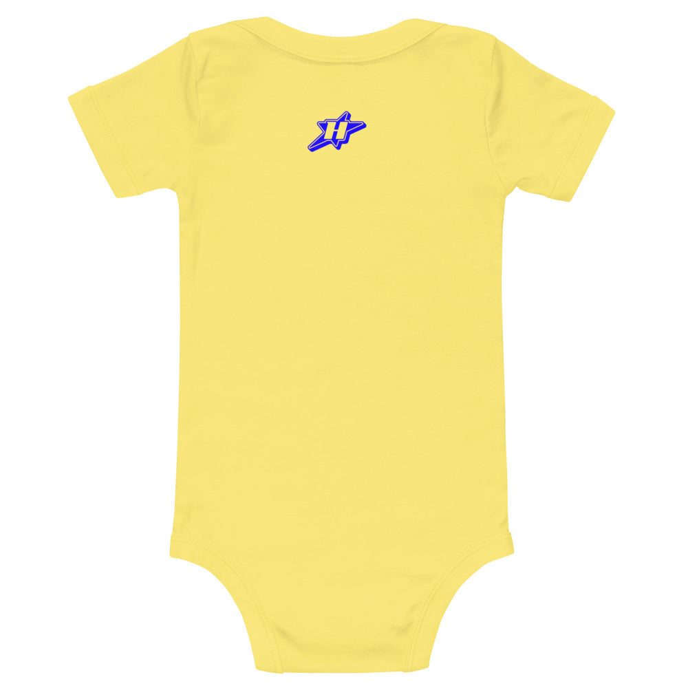 Blue "Y2K" Onesie