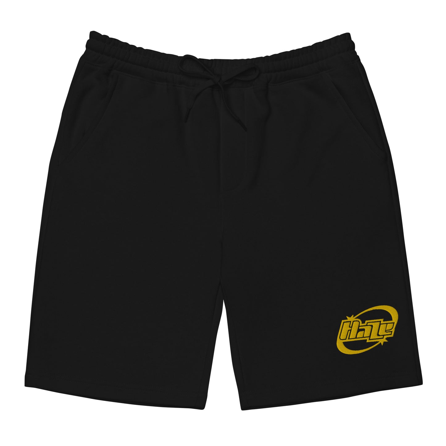 Yellow "Big Haze" Fleece Shorts