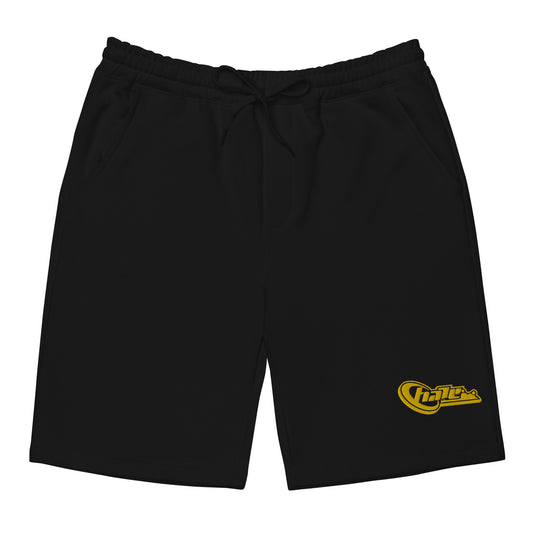 Yellow "Cloud" Fleece Shorts