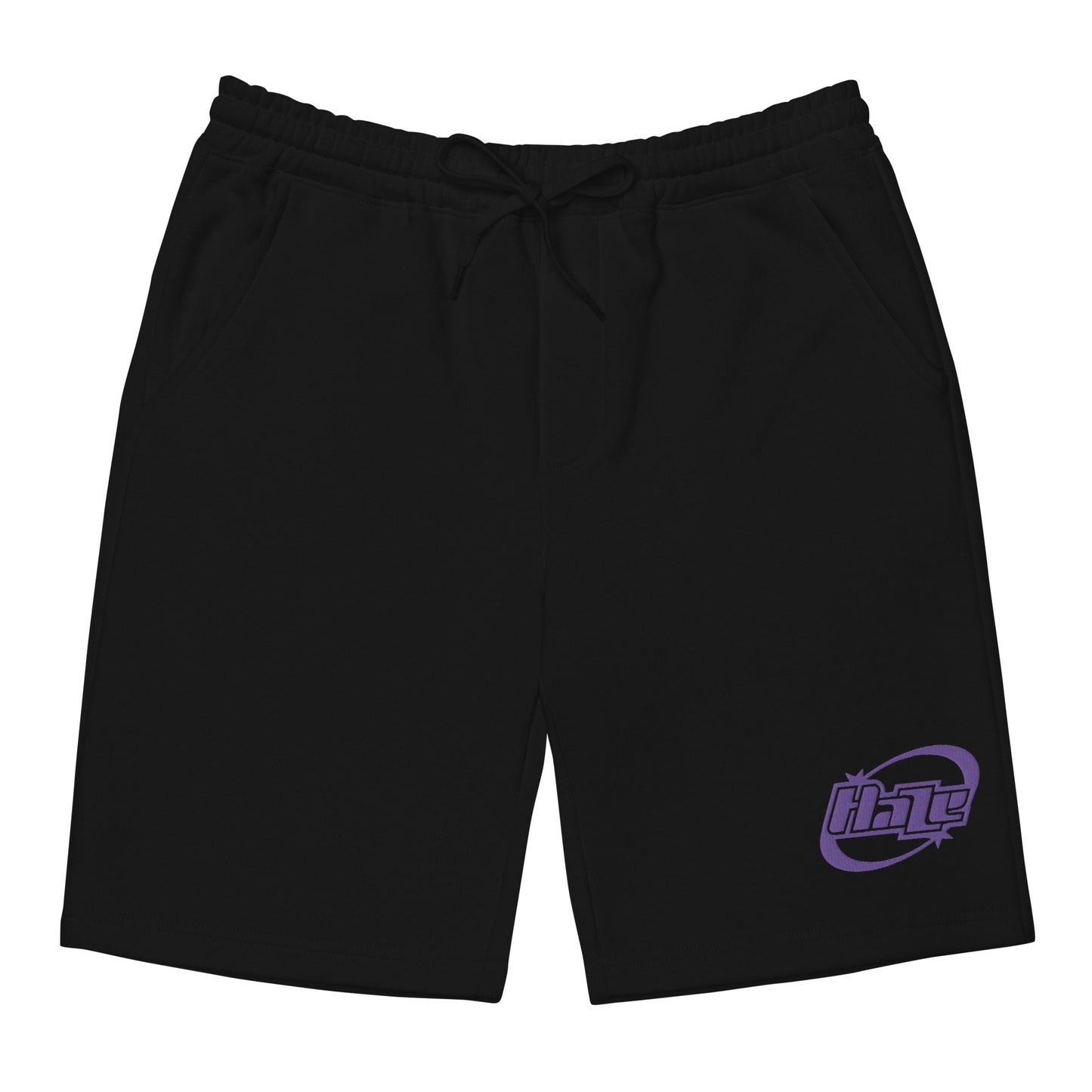 Purple "Big Haze" Fleece Shorts