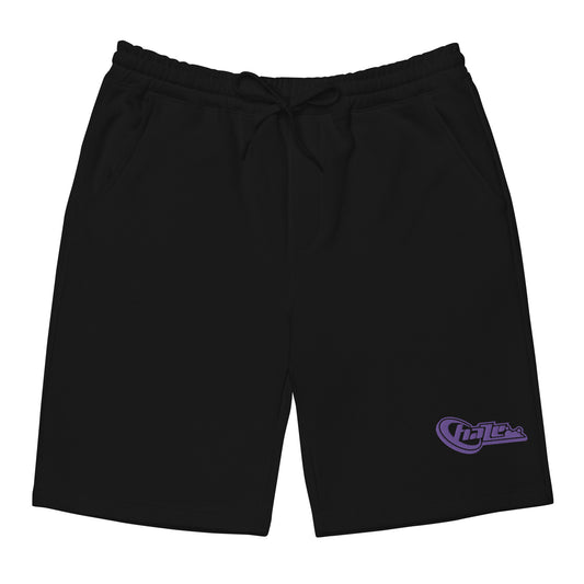 Purple "Cloud" Fleece Shorts