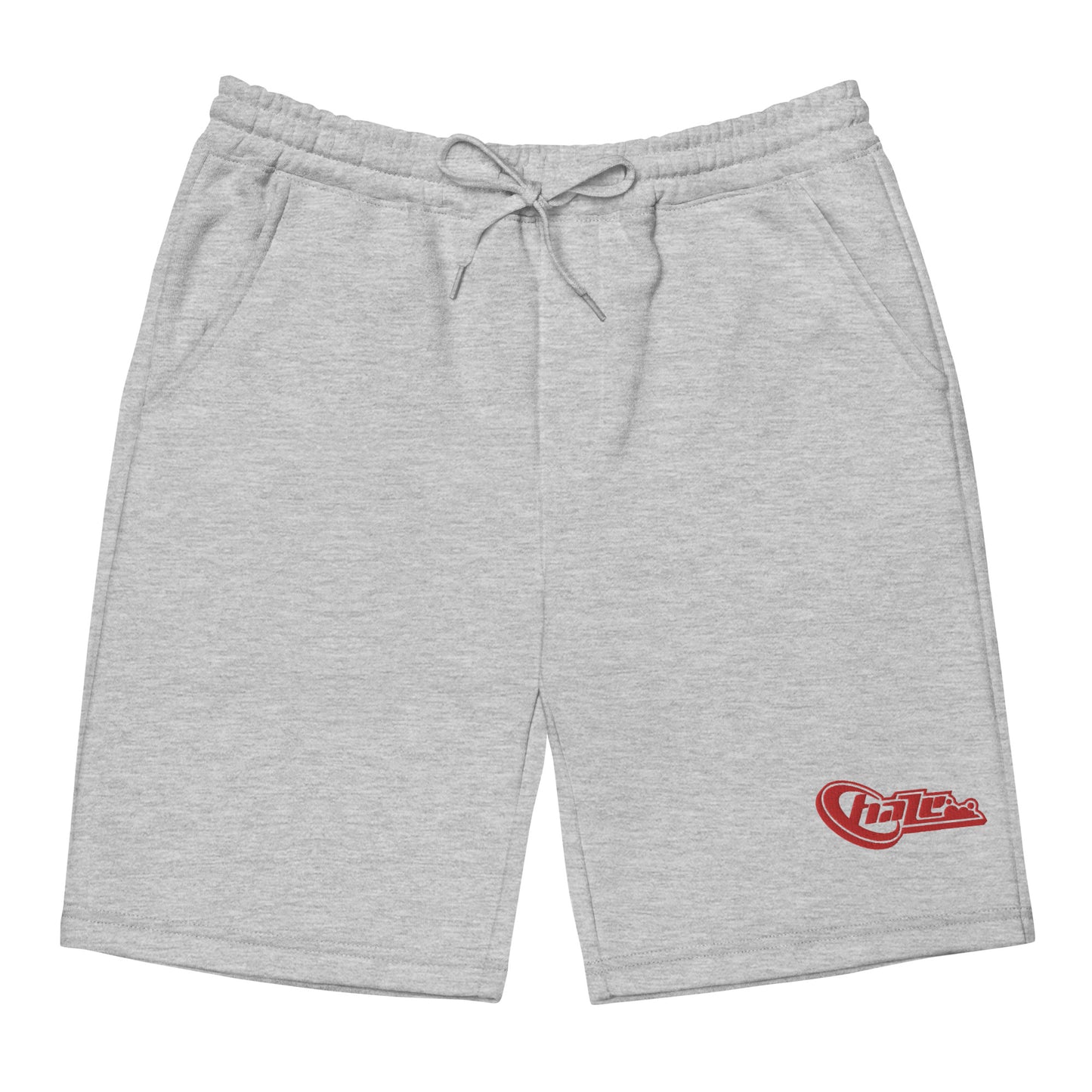 Red "Cloud" Fleece Shorts