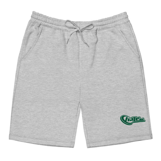 Green "Cloud" Fleece Shorts