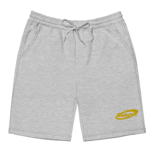 Yellow "Y2K" Fleece Shorts