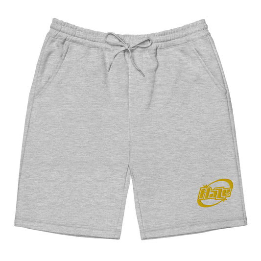 Yellow "Big Haze" Fleece Shorts