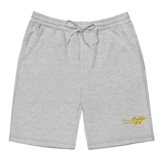 Yellow "Star" Fleece Shorts