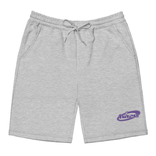 Purple "Y2K" Fleece Shorts