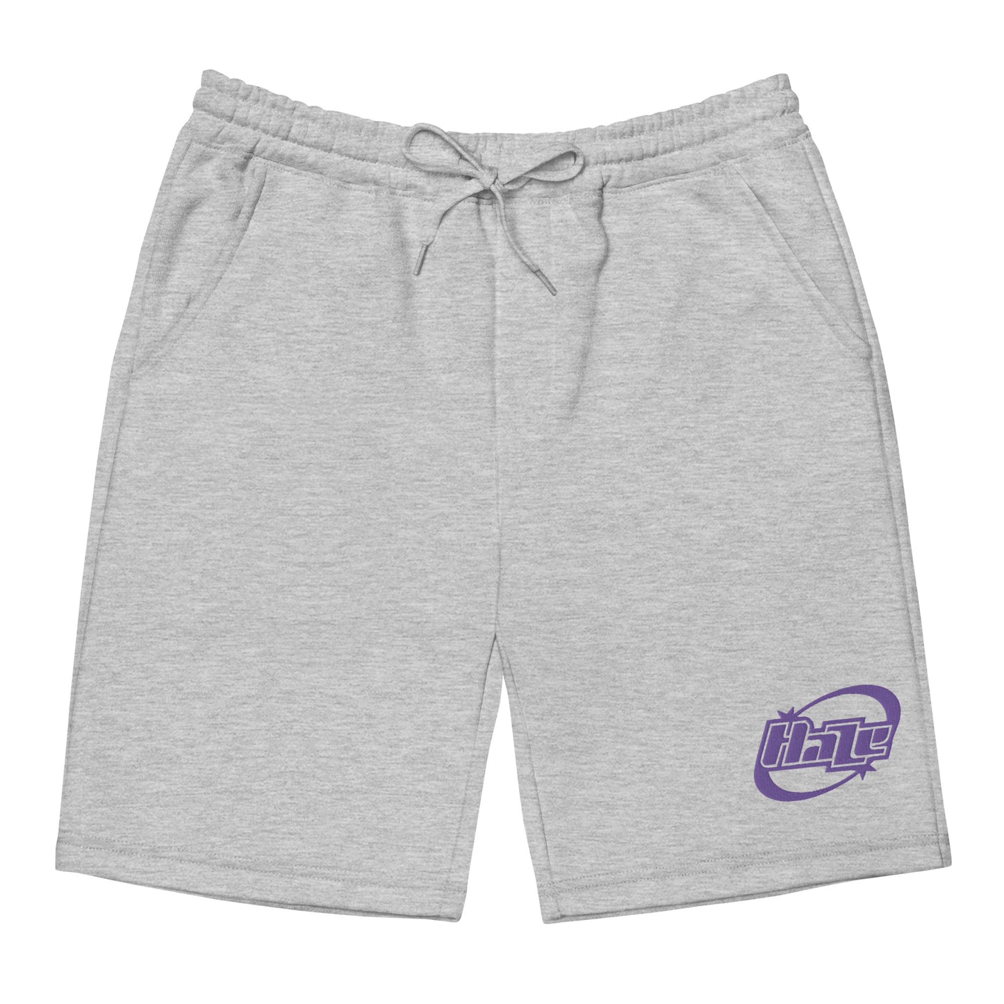 Purple "Big Haze" Fleece Shorts