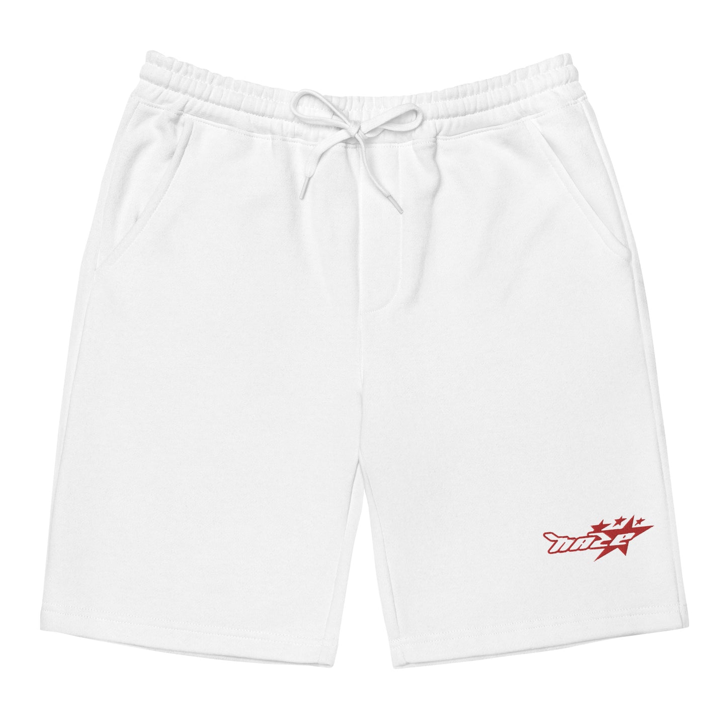 Red "Star" Fleece Shorts