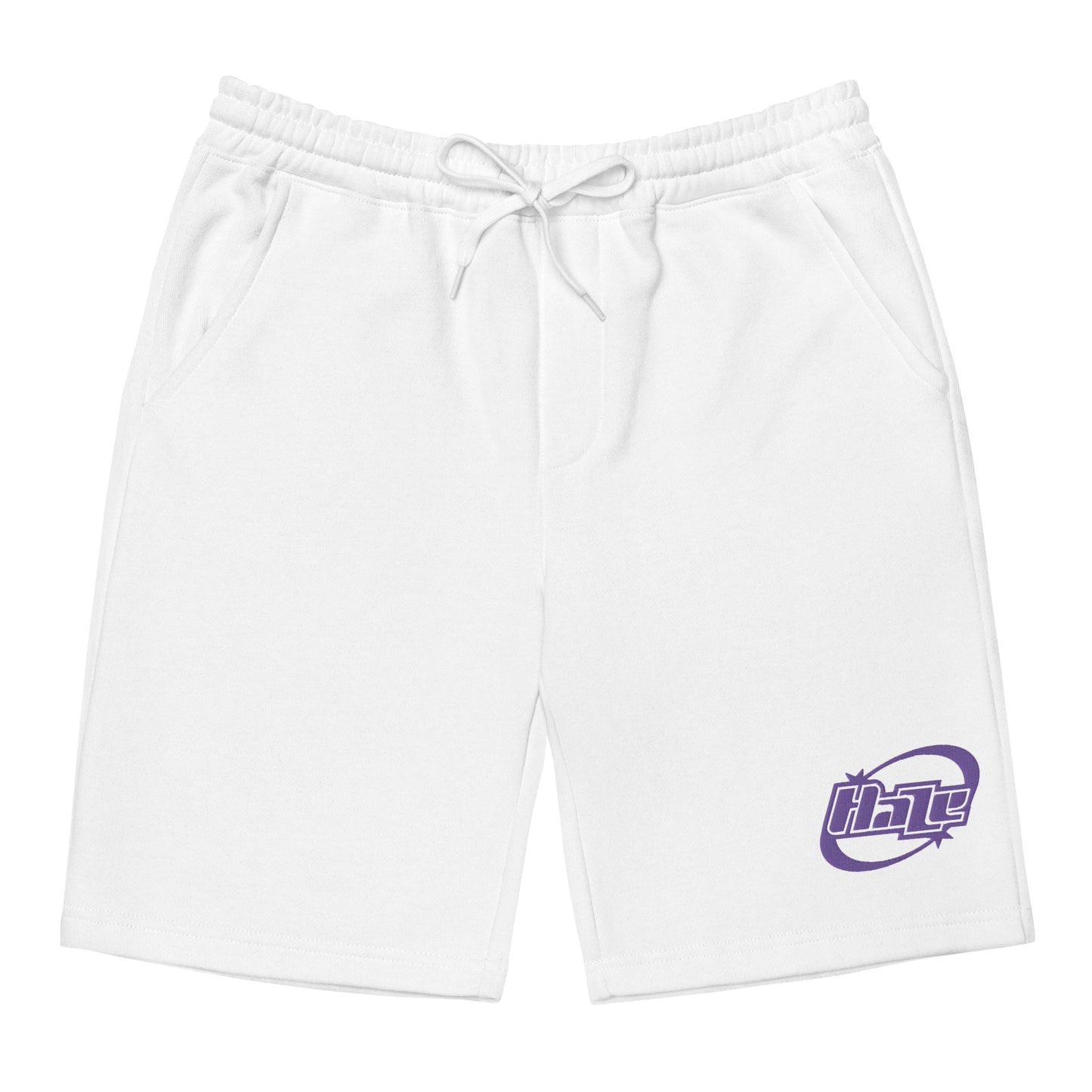 Purple "Big Haze" Fleece Shorts