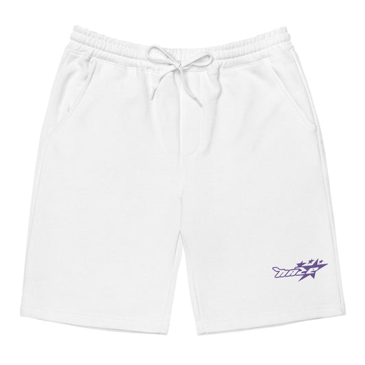 Purple "Star" Fleece Shorts